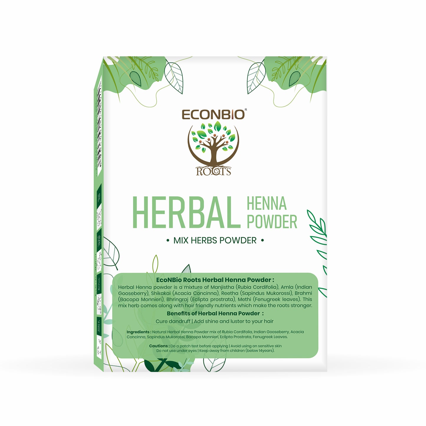 ECONBIO ROOTS 100% Natural Herbal Henna Powder 100g
