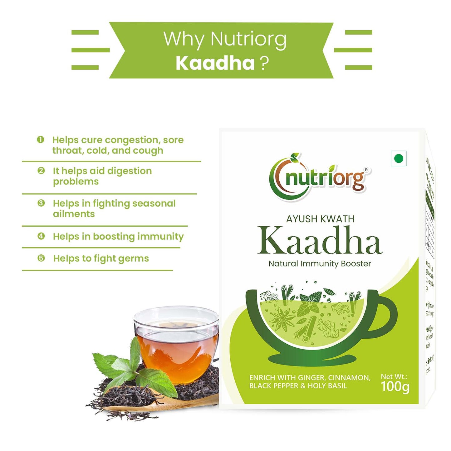 Nutriorg Ayush Kwath Kadha 100g