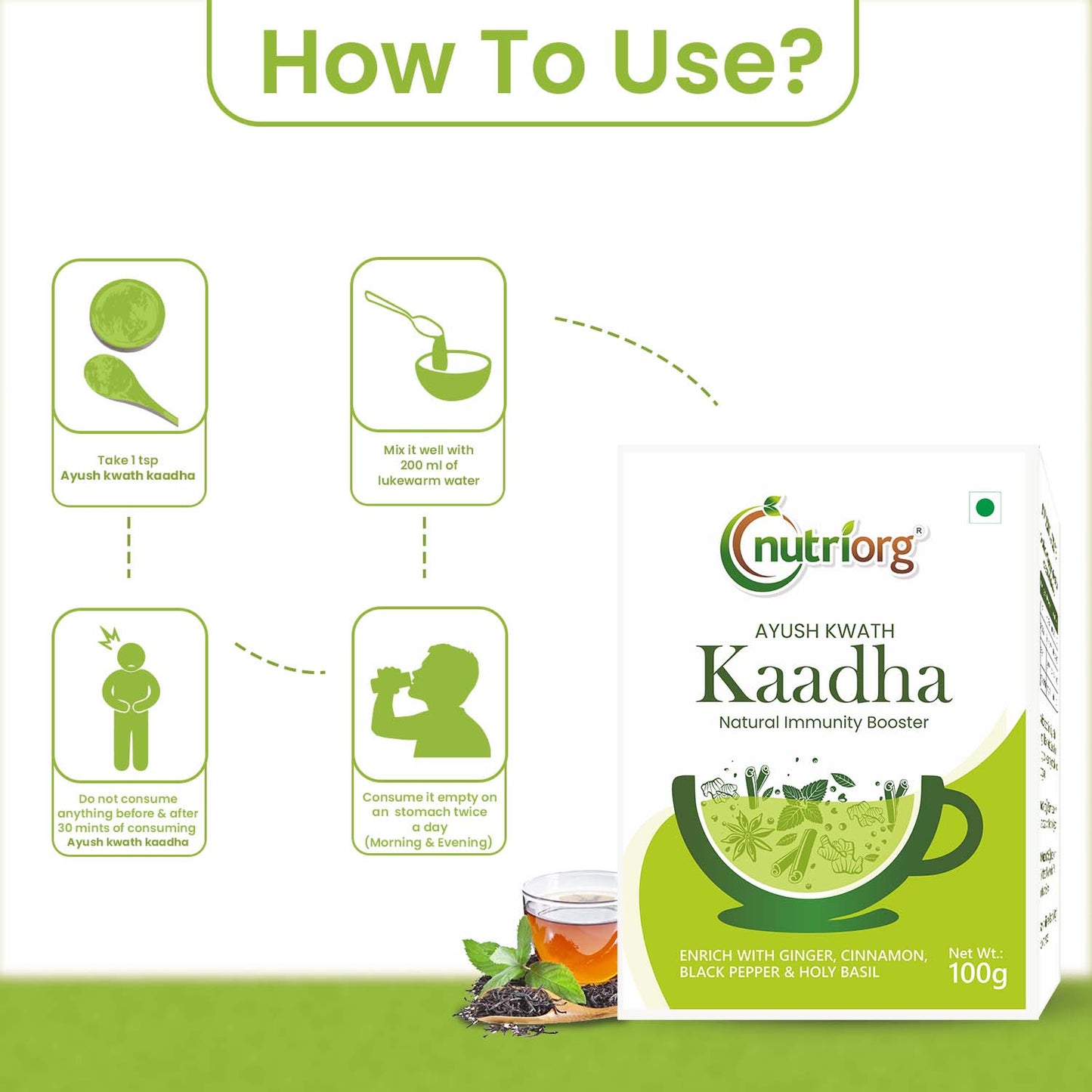 Nutriorg Ayush Kwath Kadha 100g