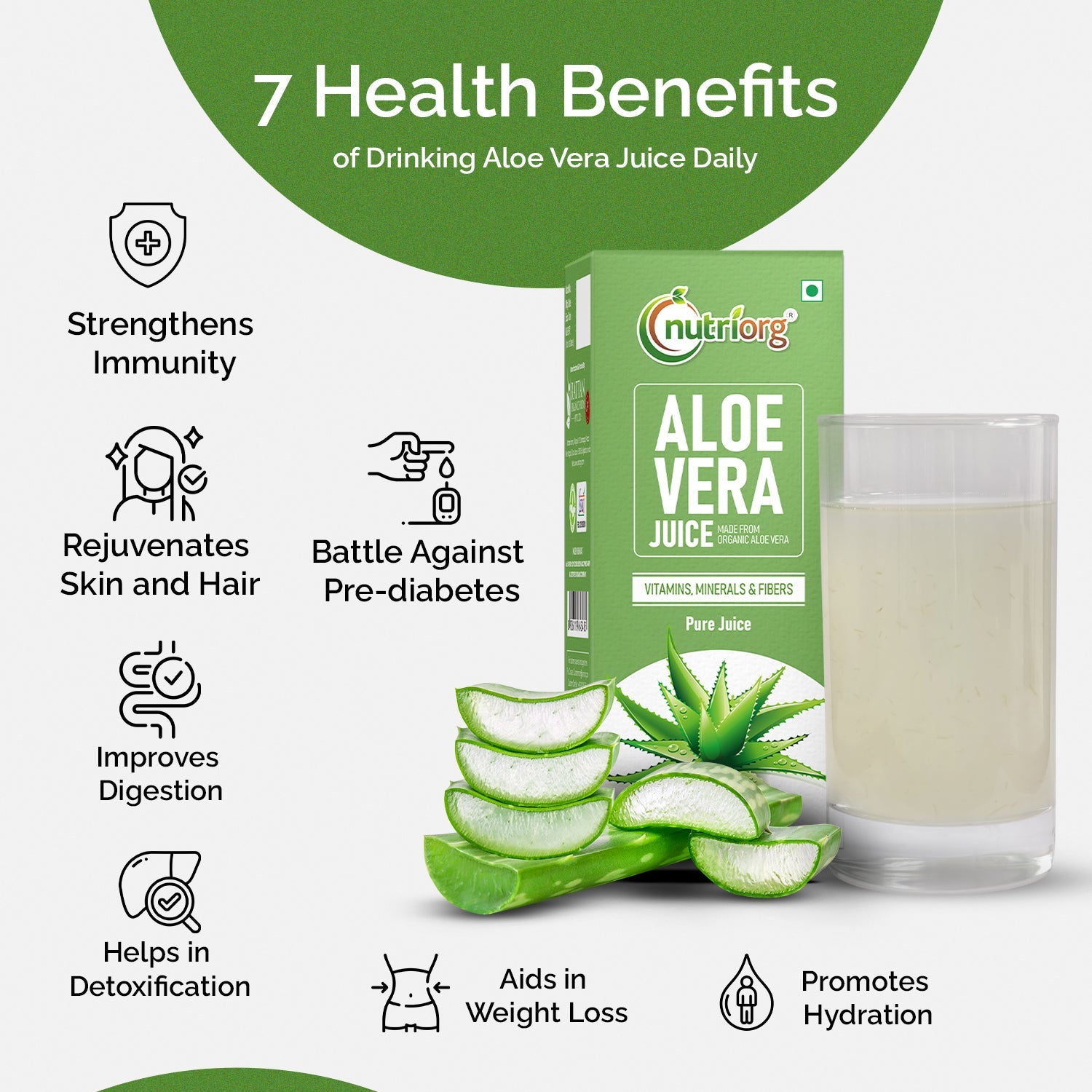 Buy Nutriorg Aloe vera Juice online