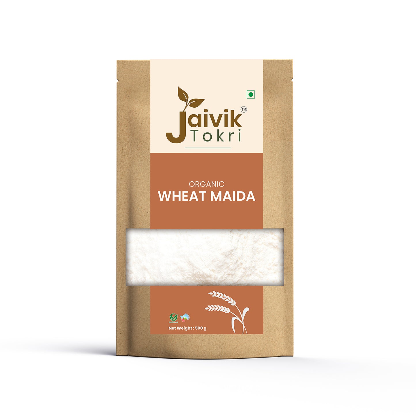 Jaivik Tokri Organic Wheat Maida 500g