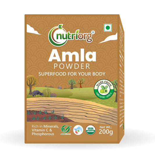 Nutriorg Certified Organic Amla Powder 200gm