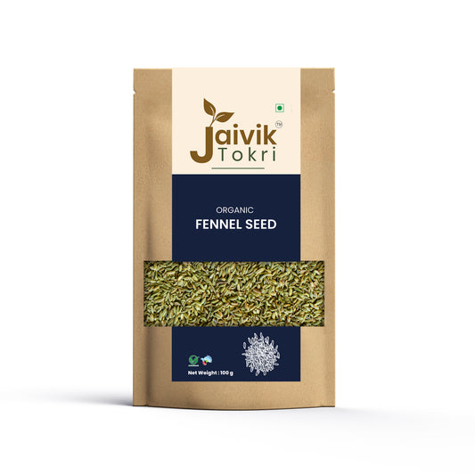 Jaivik Tokri Organic Saunf (Fennel Seed) 100g