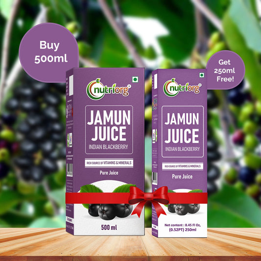 Nutriorg Jamun Juice| Buy 500 ml Get 250 ml free