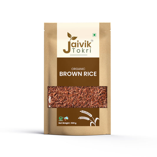Jaivik Tokri Organic Brown Rice
