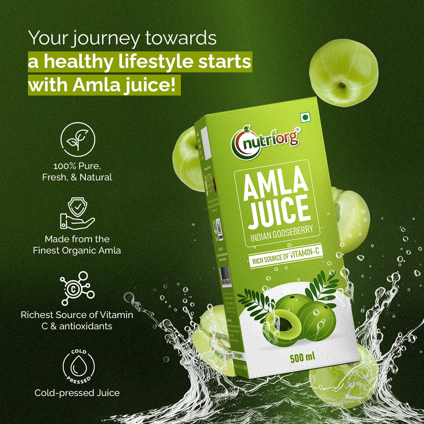 Nutriorg Amla Juice 500ml