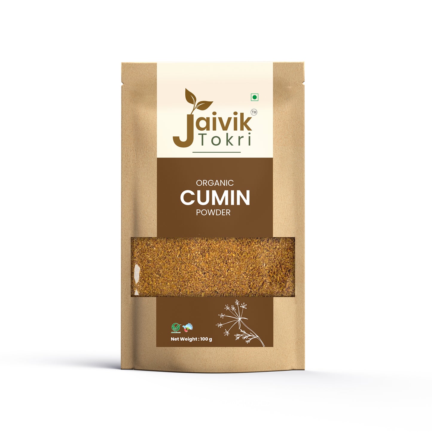 Jaivik Tokri Organic Cumin Powder 100g