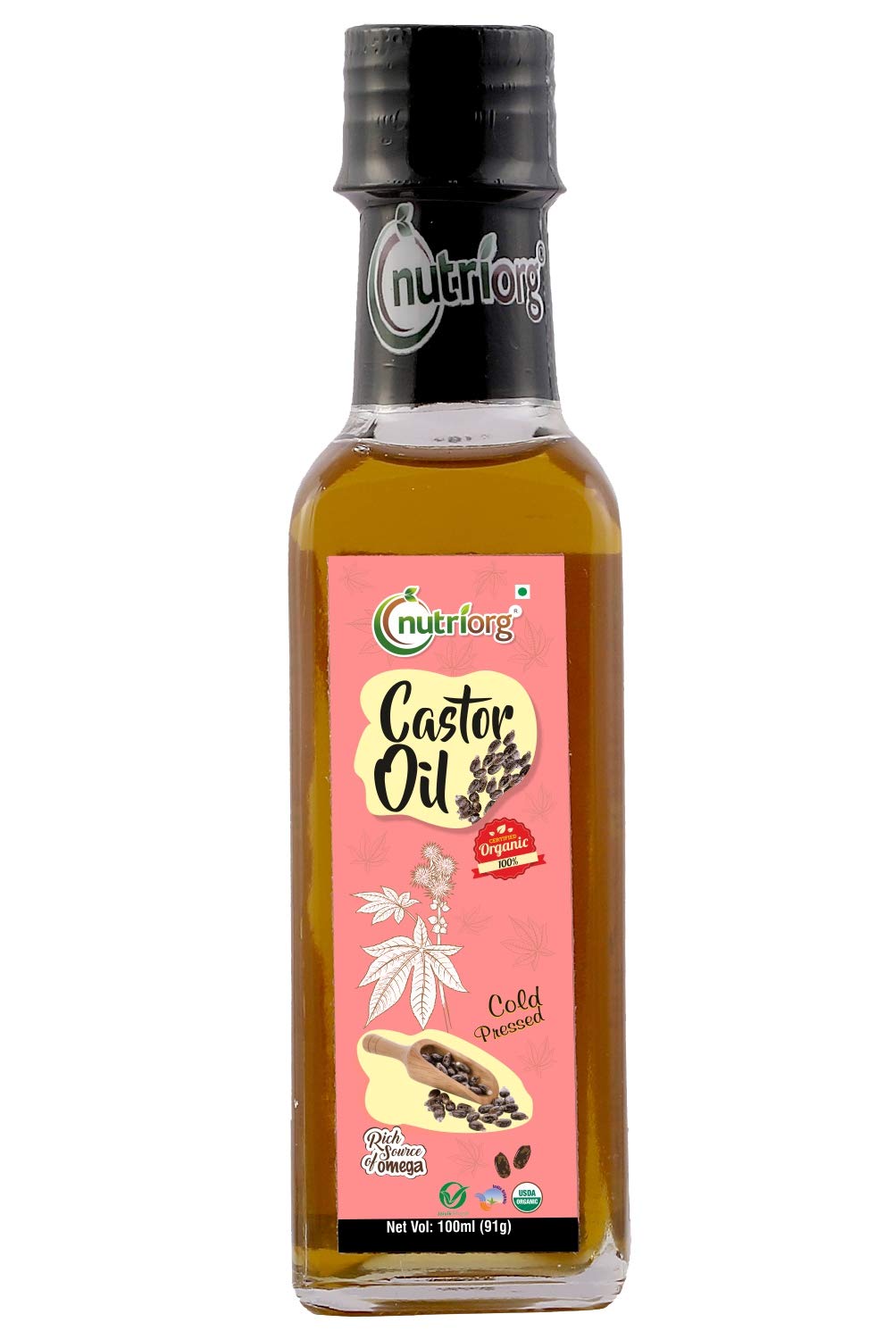 Nutriorg Certified Organic Castor Oil