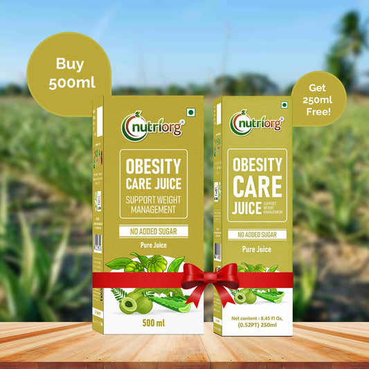 Nutriorg Obesity Care Juice | Buy 500ml Get 250 ml Free