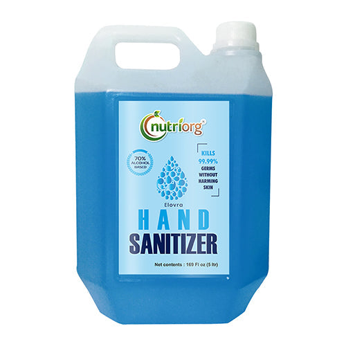 Nutriorg Elovra Liquid Hand Sanitizer 5 ltr