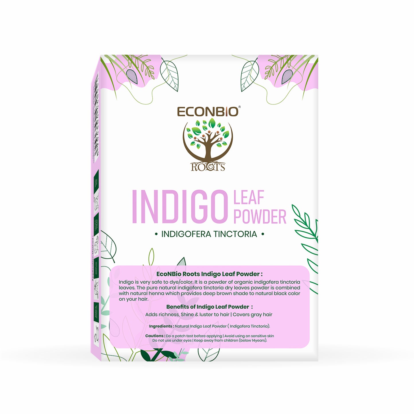 ECONBIO ROOTS 100% Natural Indigo Leaf Powder 100g