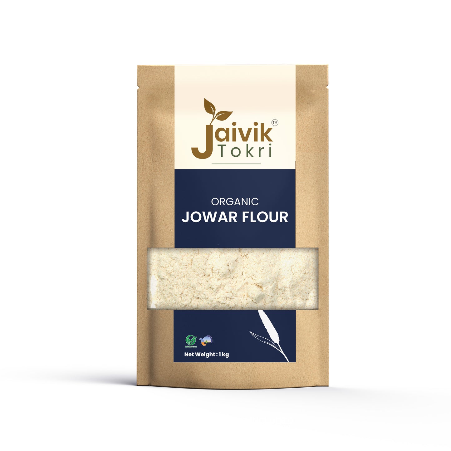 Jaivik Tokri Orgainc Jowar Atta (Sorghum Flour) 1kg