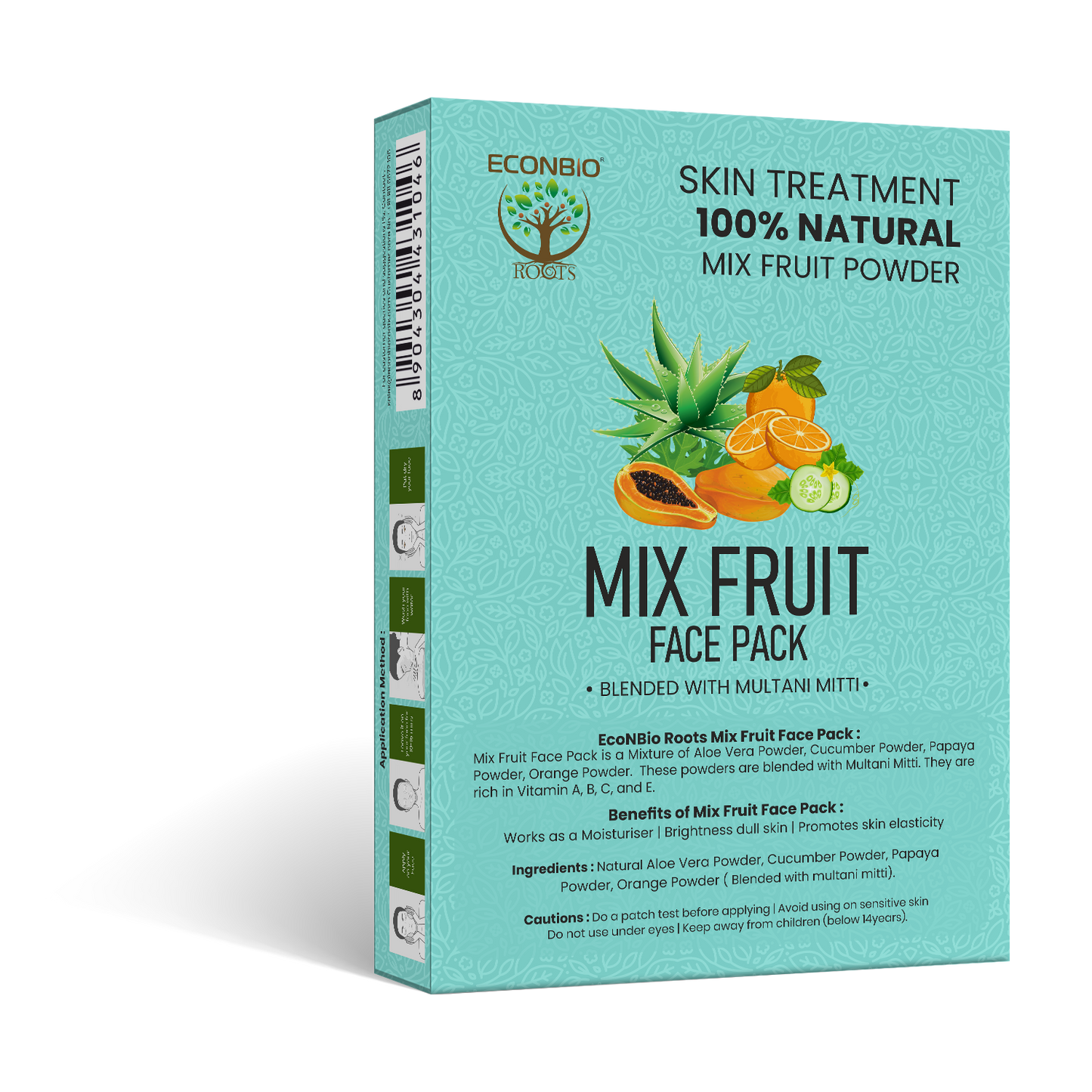 ECONBIO ROOTS 100% Natural Mix Fruit Face Pack 50g