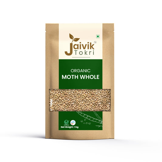 Jaivik Tokri Organic Moth Whole 500g