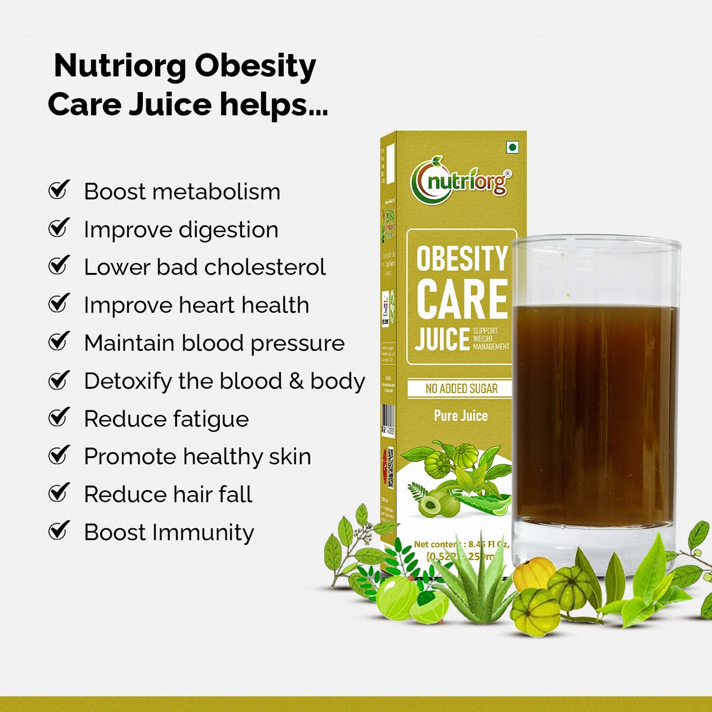 Nutriorg Obesity Juice 250ml