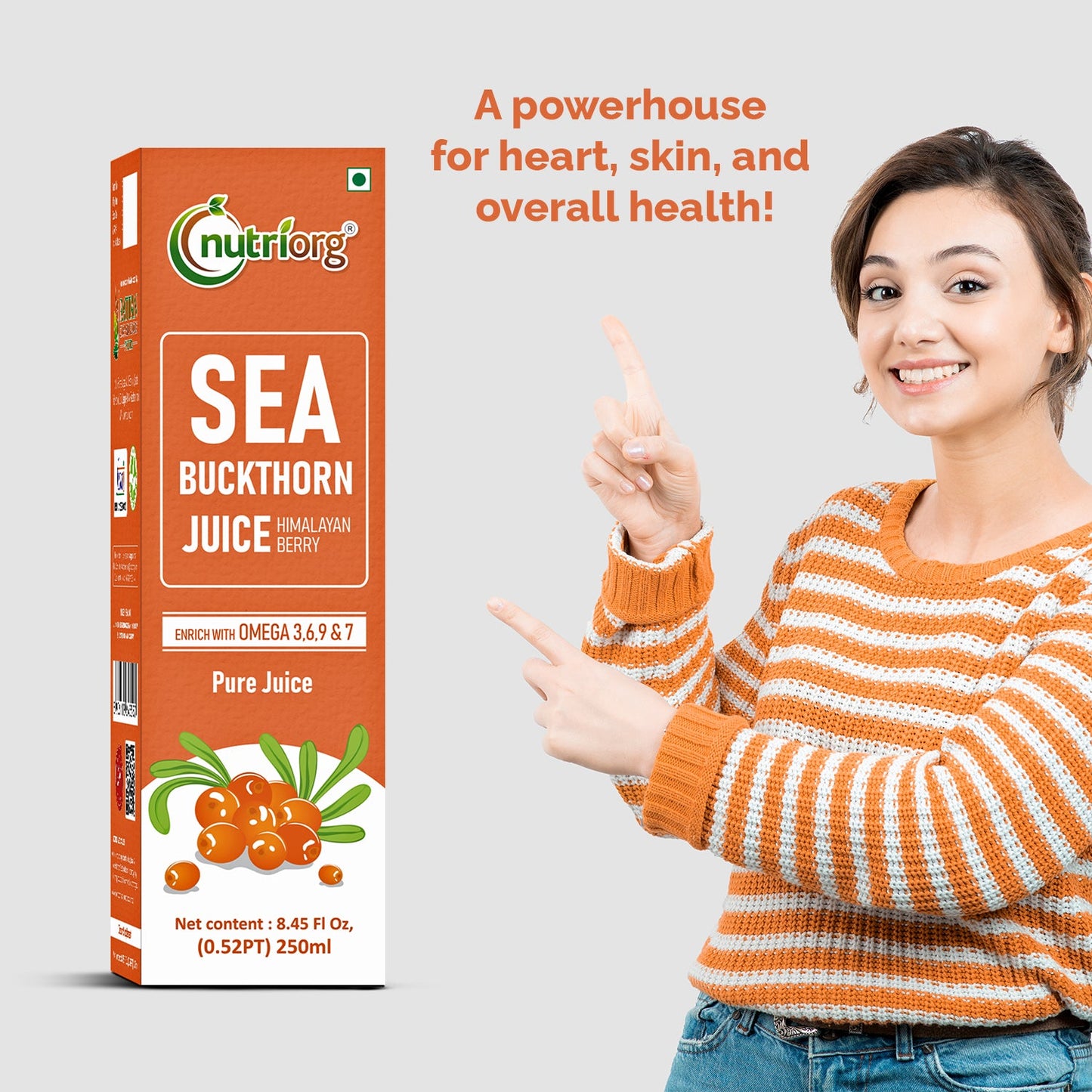 Nutriorg Sea Buckthorn Juice 250ml