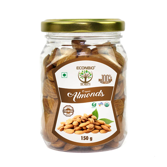 Econbioroots Certified Organic Almonds 150g