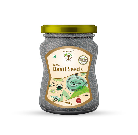 Econbioroots Raw Basil Seeds 200g