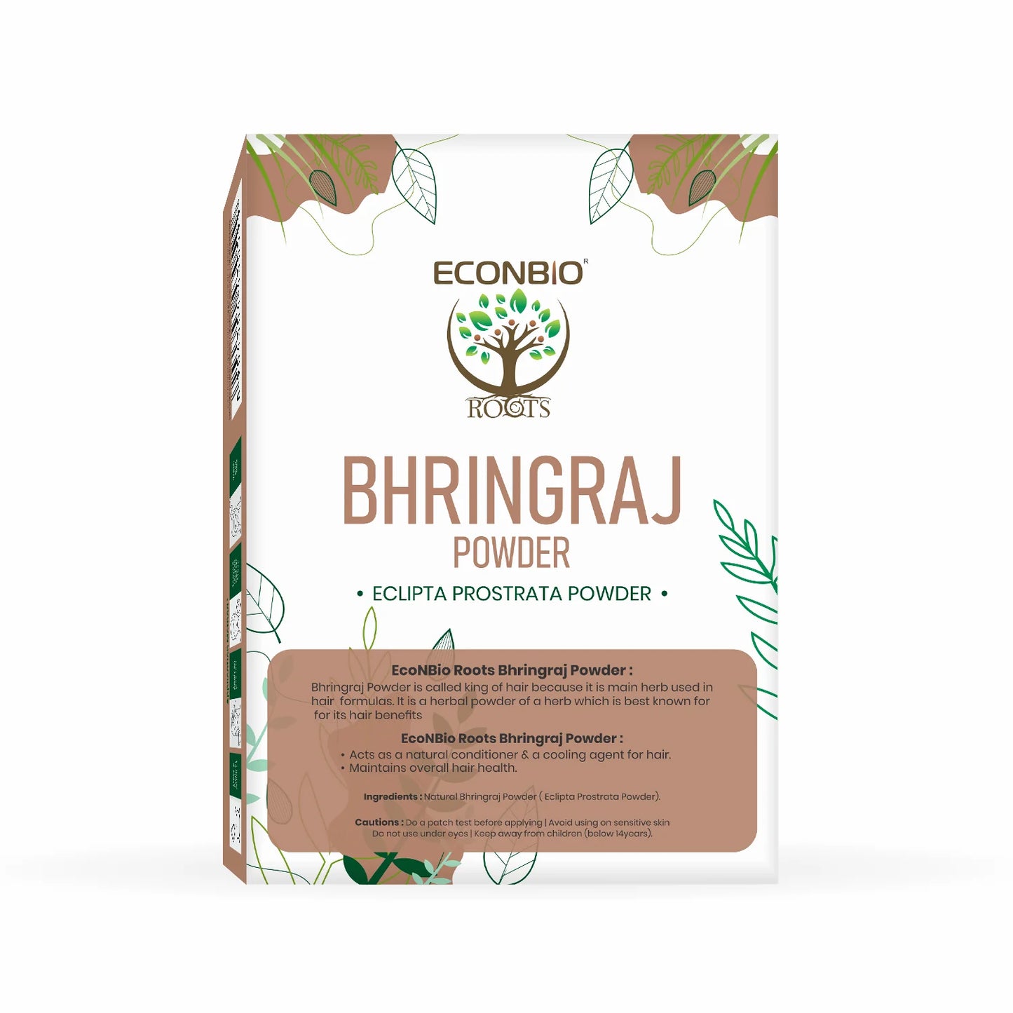 ECONBIO ROOTS 100% Natural Bhringraj Powder 100g (Pack of 2)