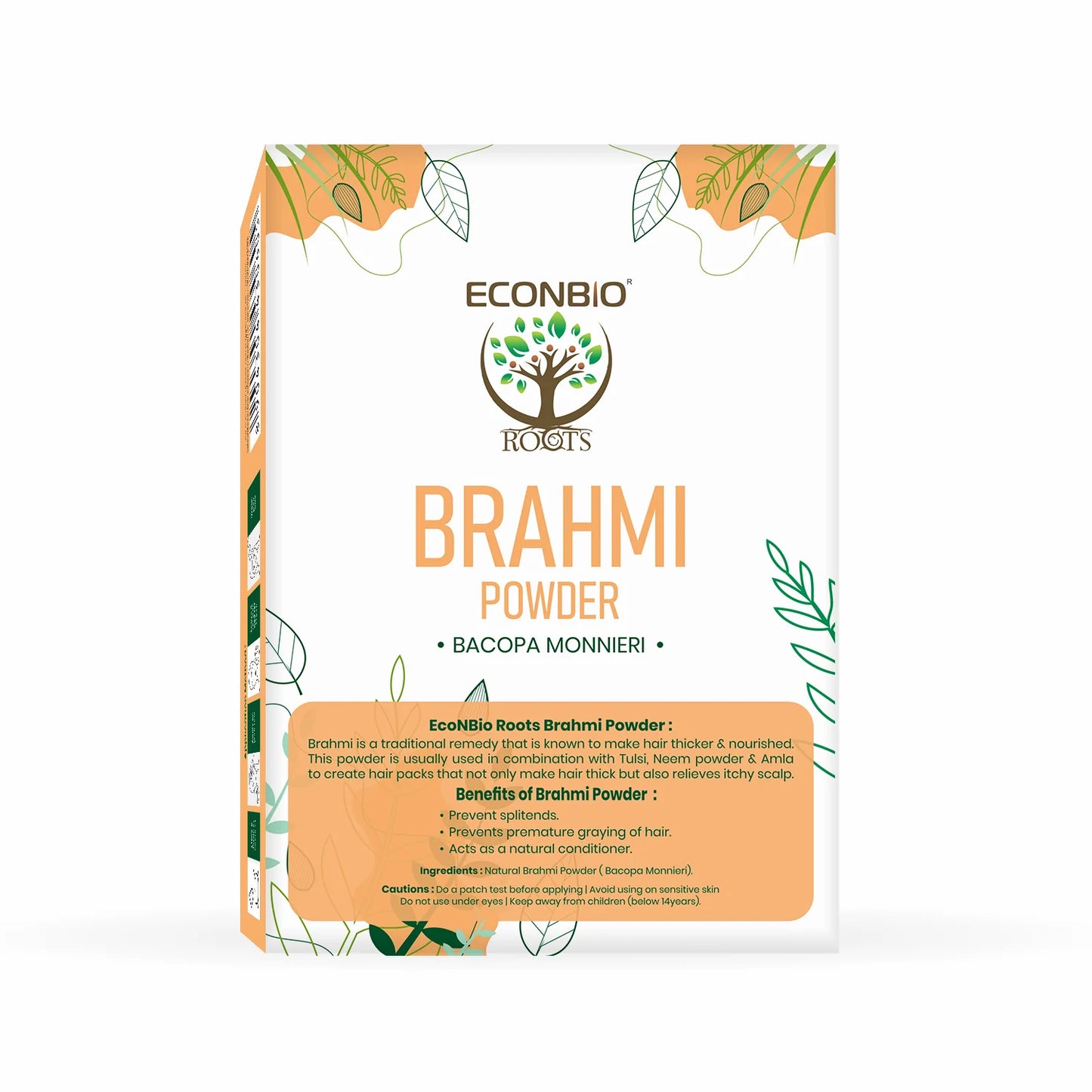 ECONBIO ROOTS 100% Natural Brahmi Powder 100g (Pack of 2)