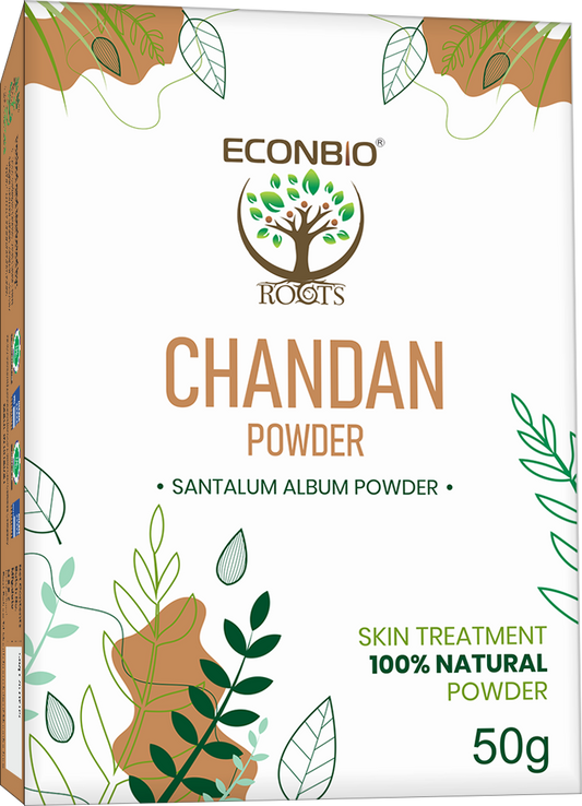 ECONBIO ROOTS 100% Natural Chandan Powder 50g (Pack of 2)