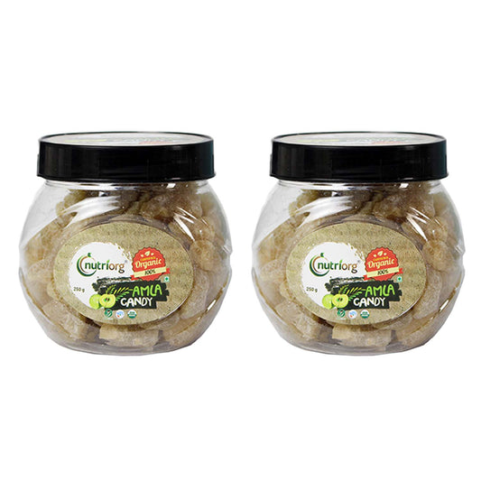Nutriorg Certified Organic Amla Candy 500g (Pack of 2*250g)