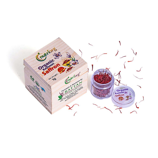 Nutriorg Certified Organic Kashmiri Saffron 1g
