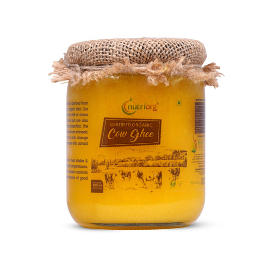 Nutriorg Certified Organic Cow Ghee 500 ml