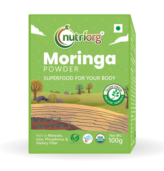 Nutriorg Certified Organic Moringa Powder 100g