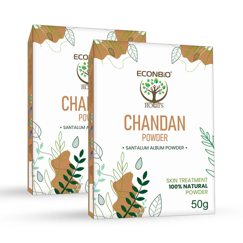 ECONBIO ROOTS 100% Natural Chandan Powder 50g (Pack of 2)