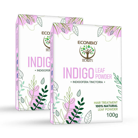 ECONBIO ROOTS 100% Natural Indigo Leaf Powder 100g (Pack of 2)