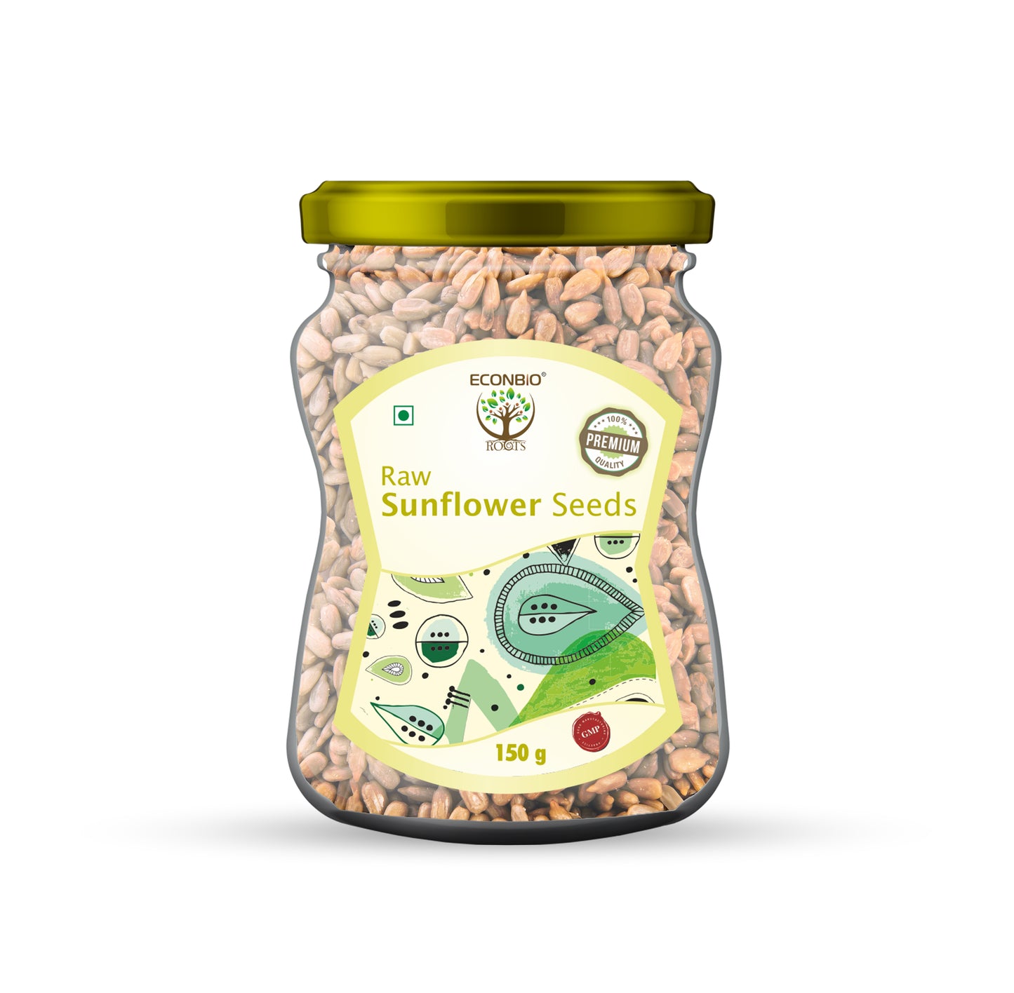 Econbioroots Raw Sunflower Seeds 150g